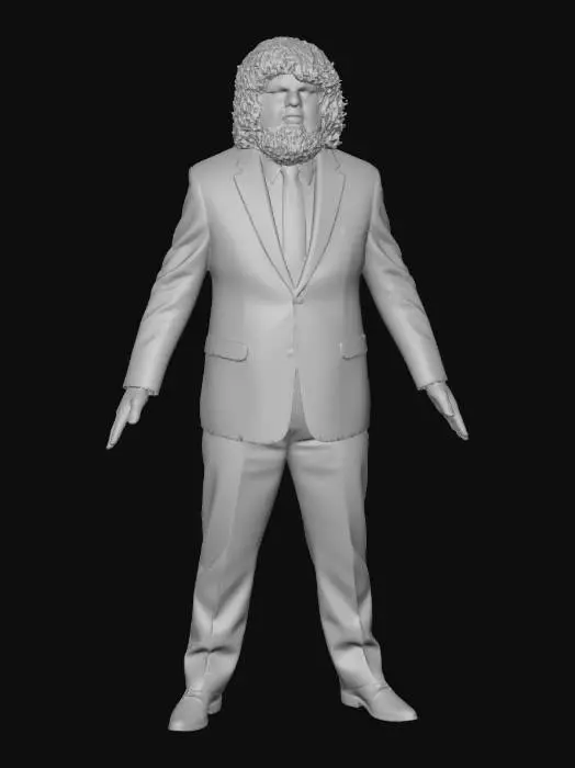 3D model for JD Vance Meme Character