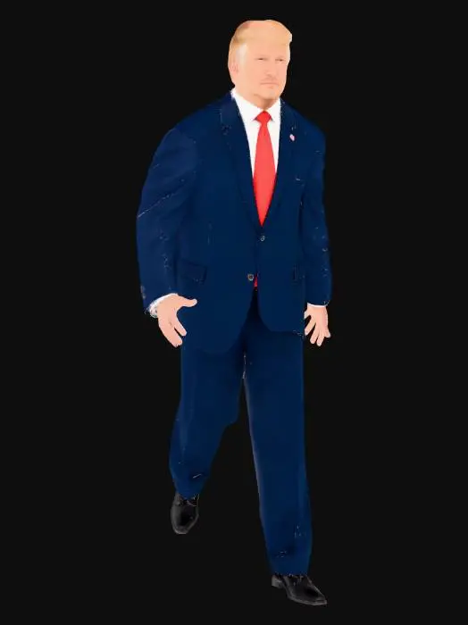 3D model for DJT Character
