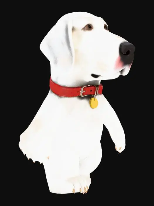 3D model for Griffin Family Dog Character