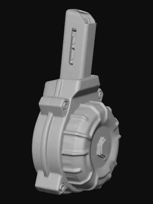 3D model for Obsidian Arms Vector 50 Rd Magazine