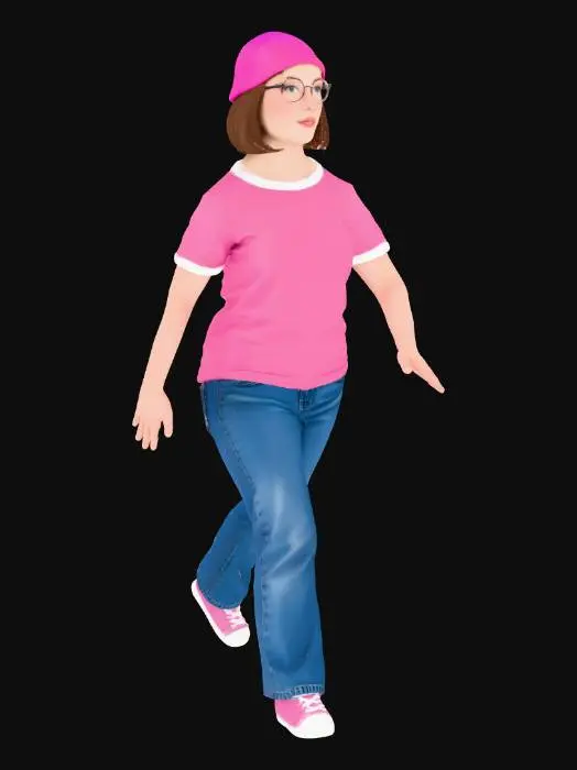 3D model for Griffin Daughter Character