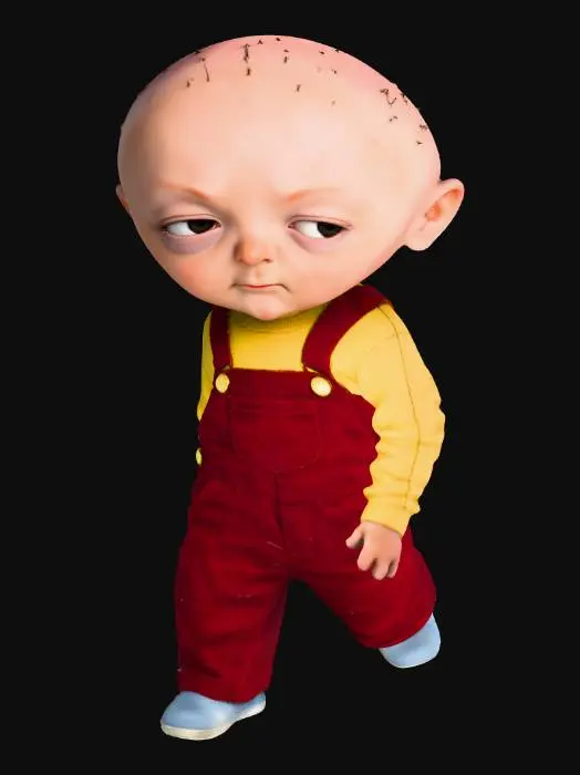 3D model for Griffin Baby Character