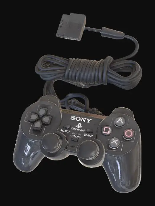 3D model for PlayStation 2 Controller