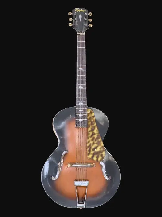 3D model for Vintage 1940 Epiphone BLACKSTONE Vintage Sunburst Acoustic Guitar