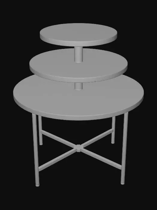 3D model for Modern Tiered Display Stand