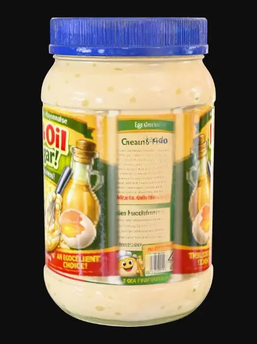 3D model for Jar of Mayonnaise