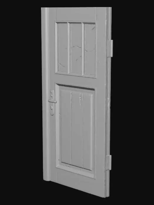 3D model for 4x4 Brick Wall Door