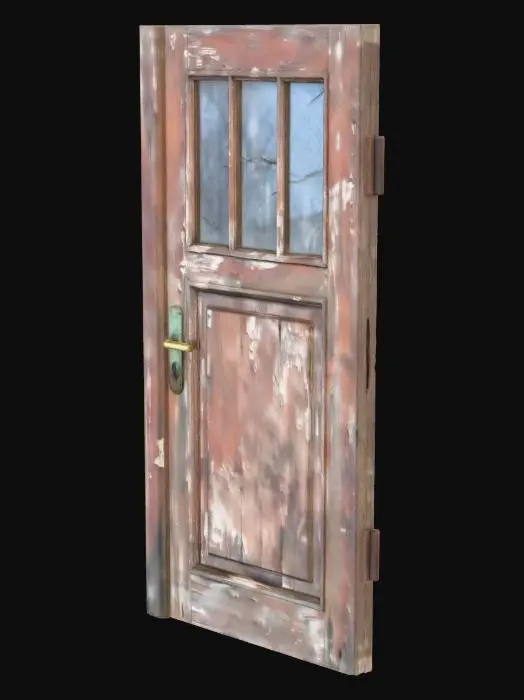 3D model for 4x4 Brick Wall Door
