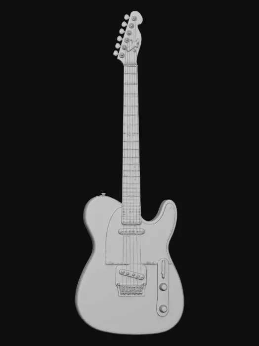 3D model for Hohner HG-490 “Mad Cat”