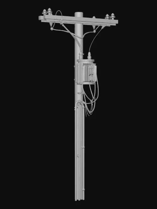 3D model for Rural Power Line