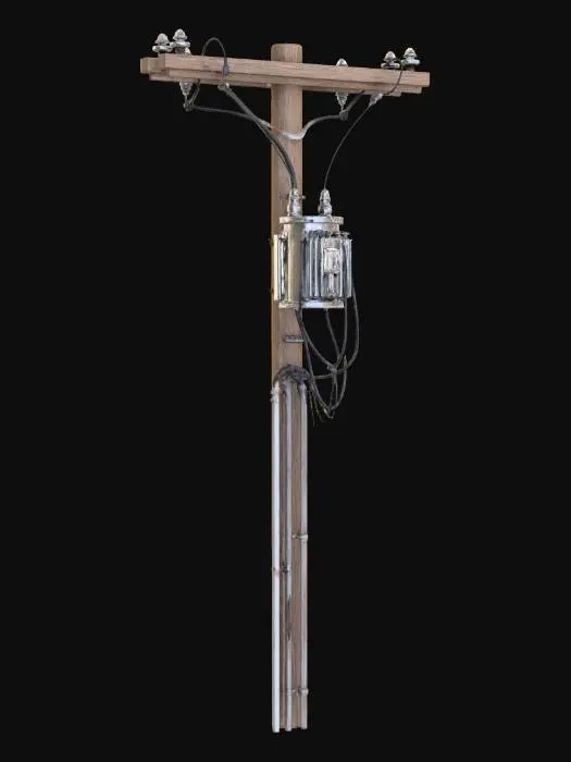 3D model for Rural Power Line