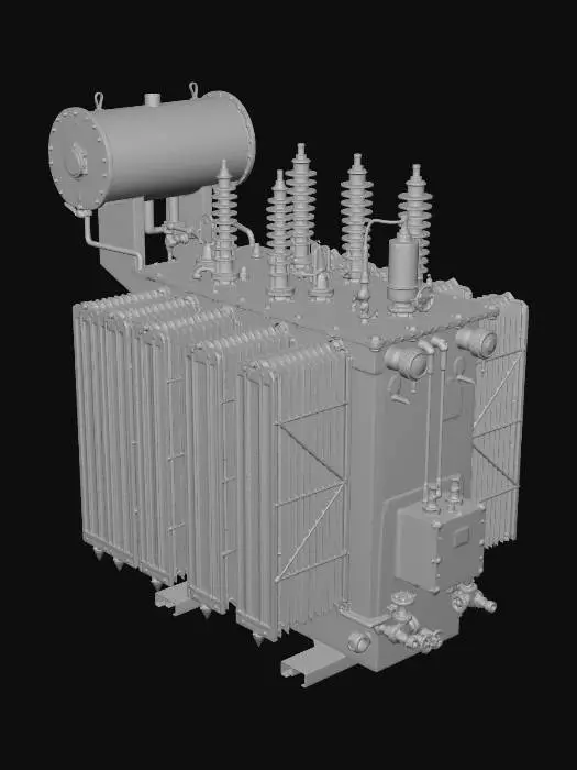 3D model for Power Transformer for Power Substation