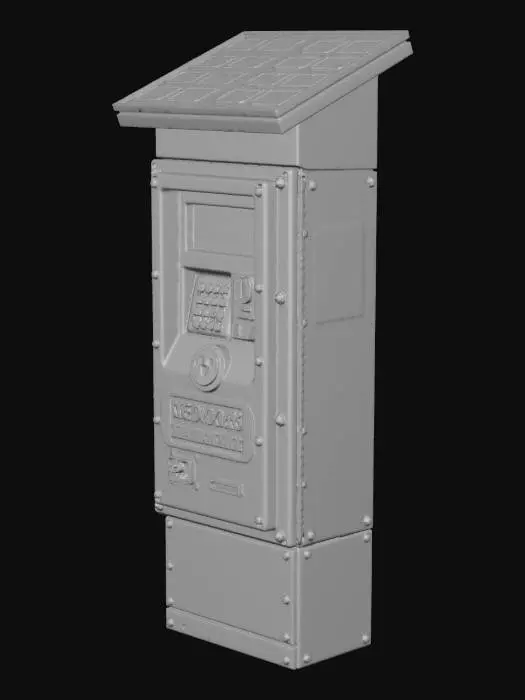 3D model for Parking Meter Modern