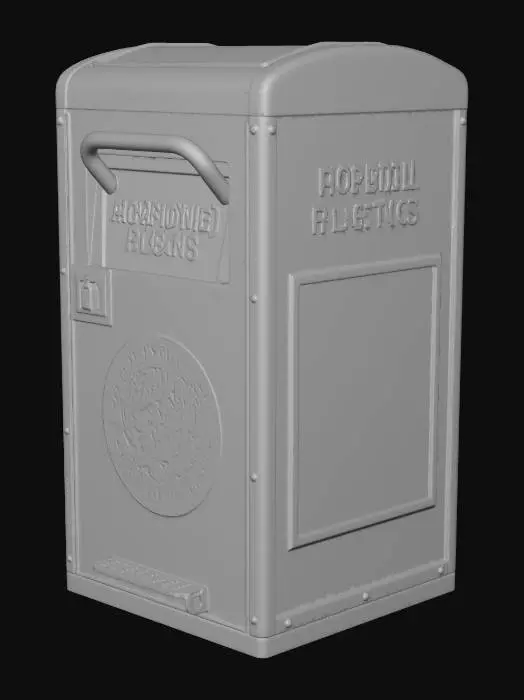 3D model for Metro Cit Street Trash Can