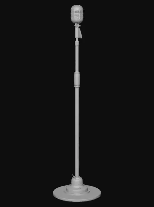 3D model for Pyle 26.15 lbs. Live Performance Dynamic Mic w/ ON/OFF Switch & Tilting Stand