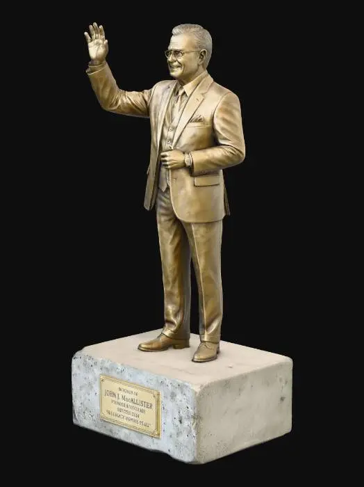 3D model for John J. MacAllister Statue