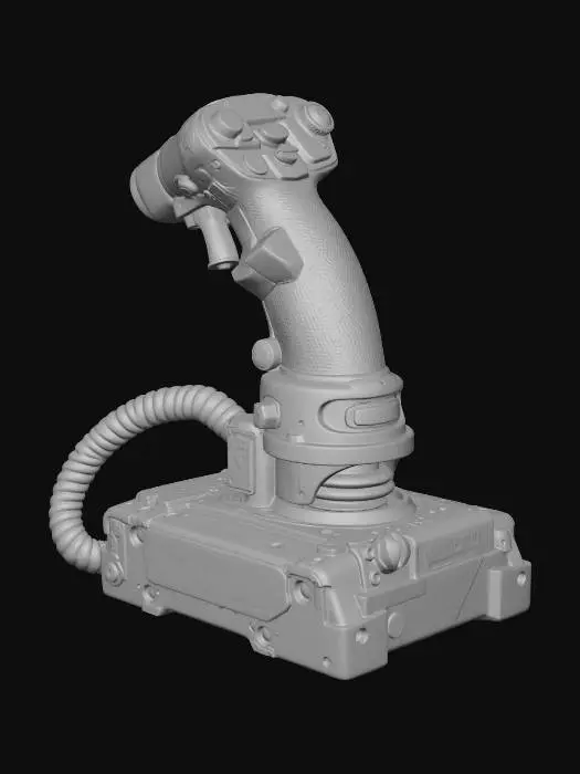 3D model for Pilot Cockpit Flight Stick
