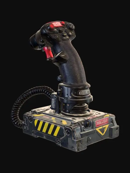 3D model for Pilot Cockpit Flight Stick