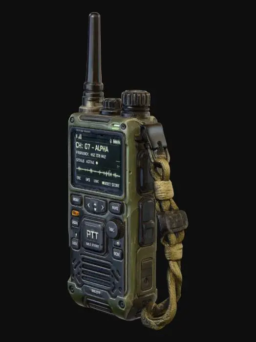 3D model for Alpha Channel Tactical Radio