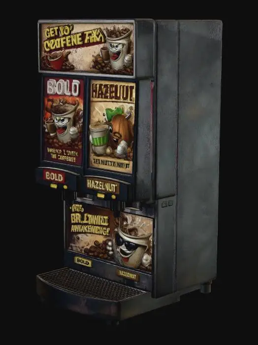 3D model for Get Yo Caffeine Fix! Gas Station Coffee Dispenser