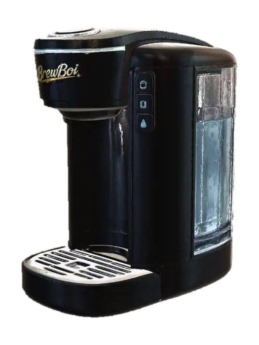 BrewBoi Coffee Machine от ZNMediaProductions — создано с помощью генератора 3D Meshy AI, бесплатная загрузка FBX OBJ GLB STL