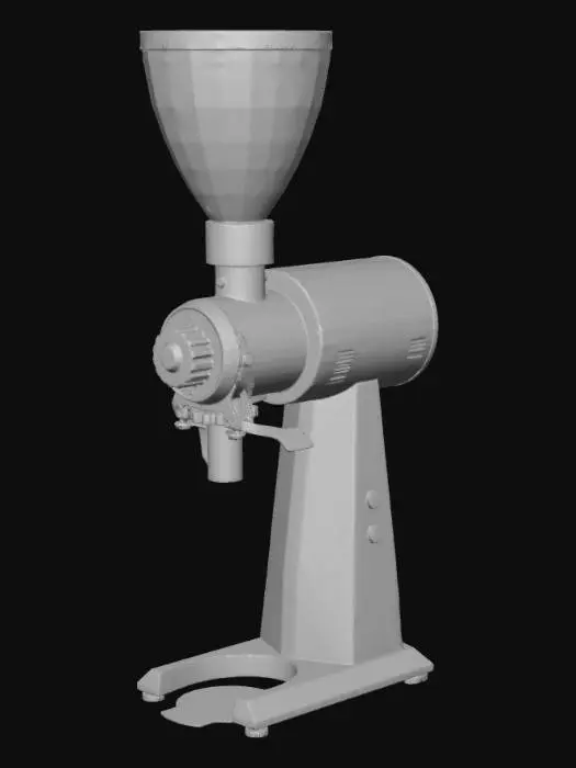 3D model for Electric Burr Coffee Grinder with Hopper