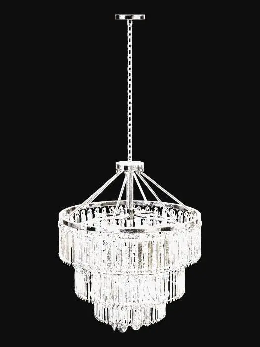 3D model for Crystal Cascade Chandelier