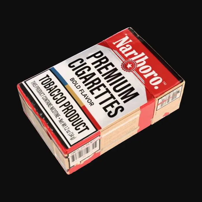 3D model for Narlboro Cigarettes