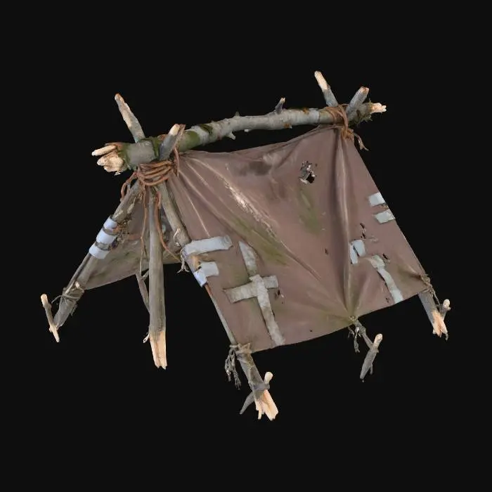 3D model for Makeshift Shelter