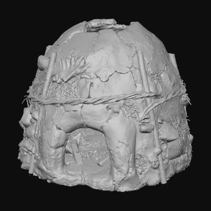 3D model for Clay Oven Creation