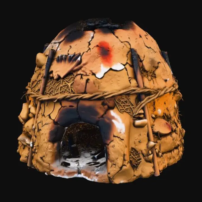 3D model for Clay Oven Creation