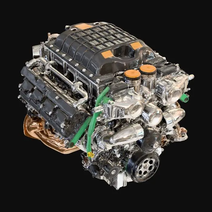 3D model for Supercharged Hemi Engine