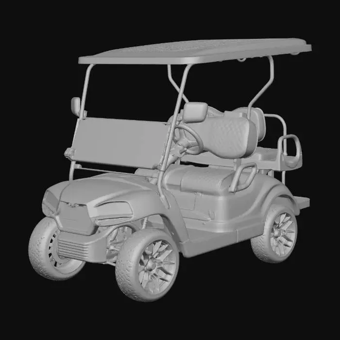 3D model for 2026 VIVID EV ANTHEM 4 passenger golf cart