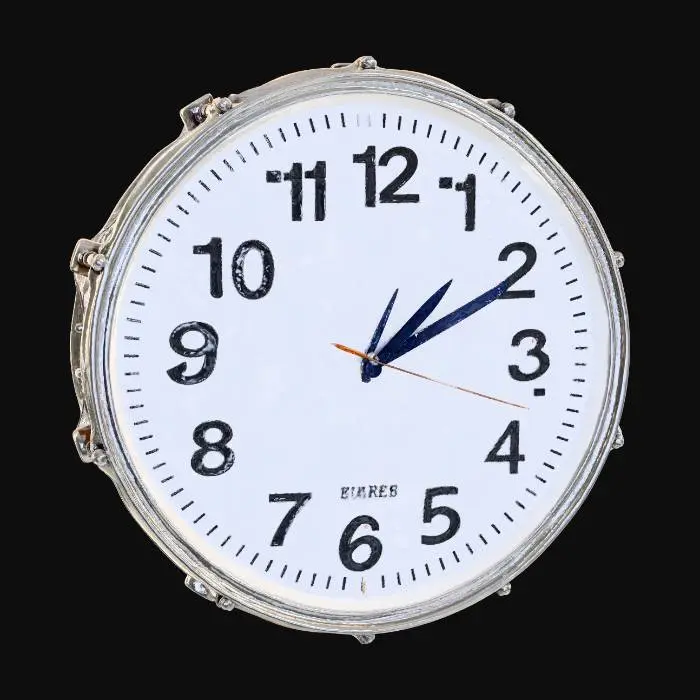 3D model for Repurposed Drum Clock