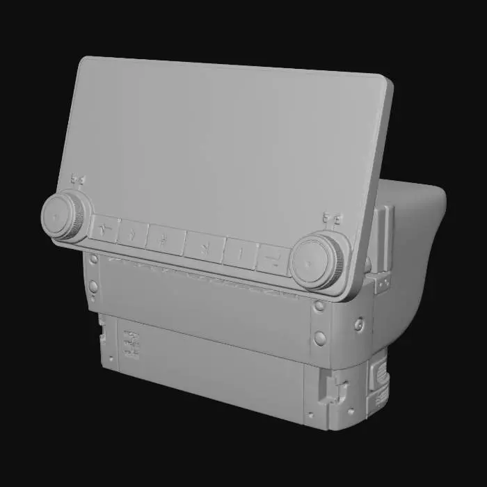 3D model for Infotainment Head Unit with Mount
