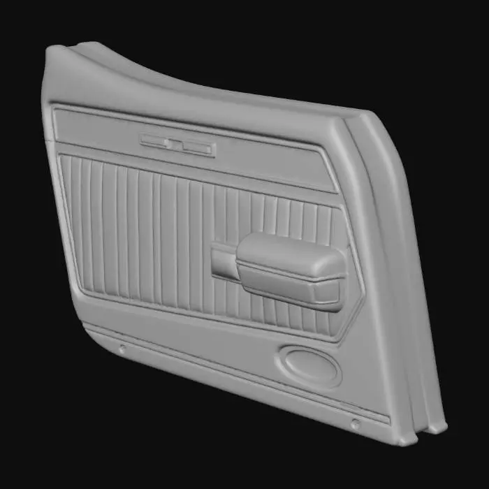 3D model for Classic Car Rear Interior Driver Quarter Panel