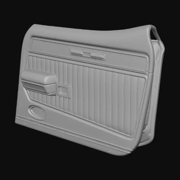 3D model for Classic Car Rear Interior Passenger Quarter Panel