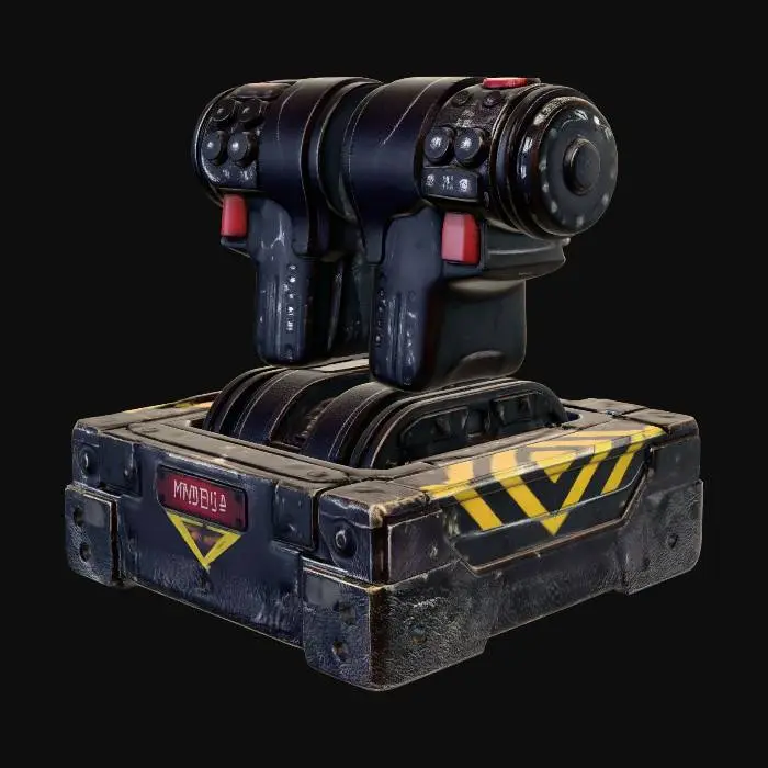 3D model for Pilot Cockpit Throttle Control