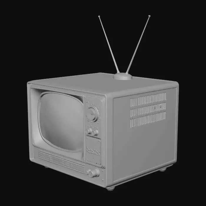 3D model for 1950s Television