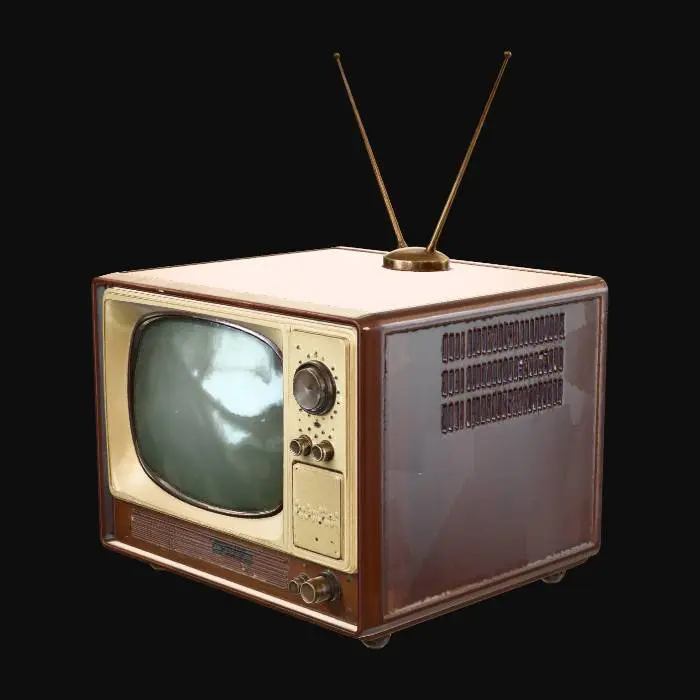 3D model for 1950s Television
