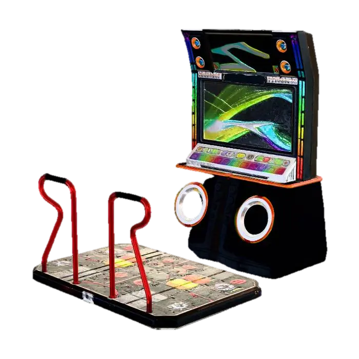 Neon Pulse Dance Arcade model 3D, wygenerowany przez AI