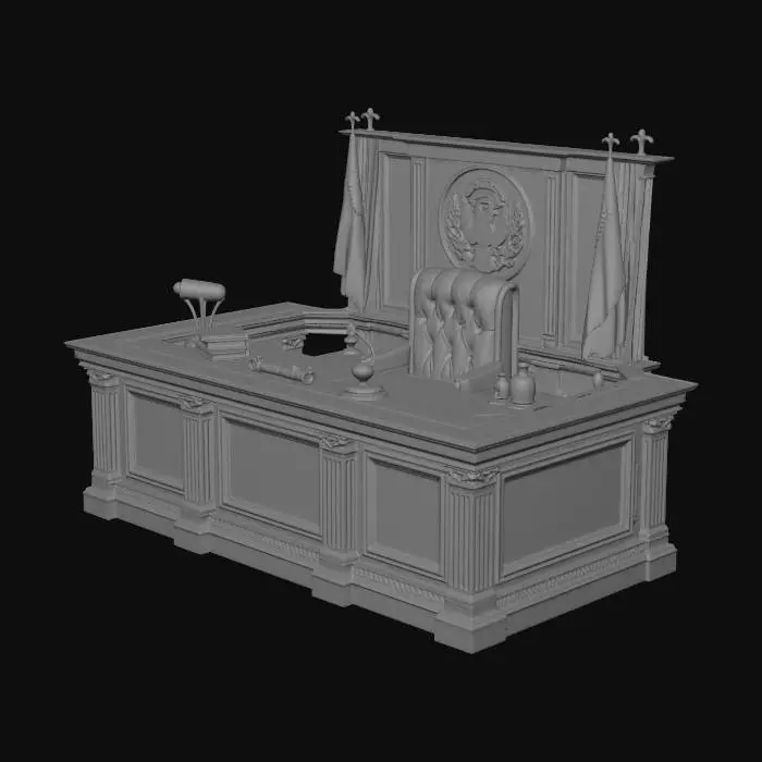 3D model for Federal Court Bench