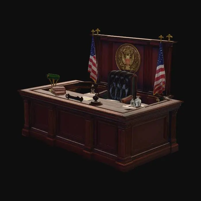 3D model for Federal Court Bench