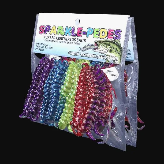 3D model for Sparkle-Pedes Rainbow Glitter Lures