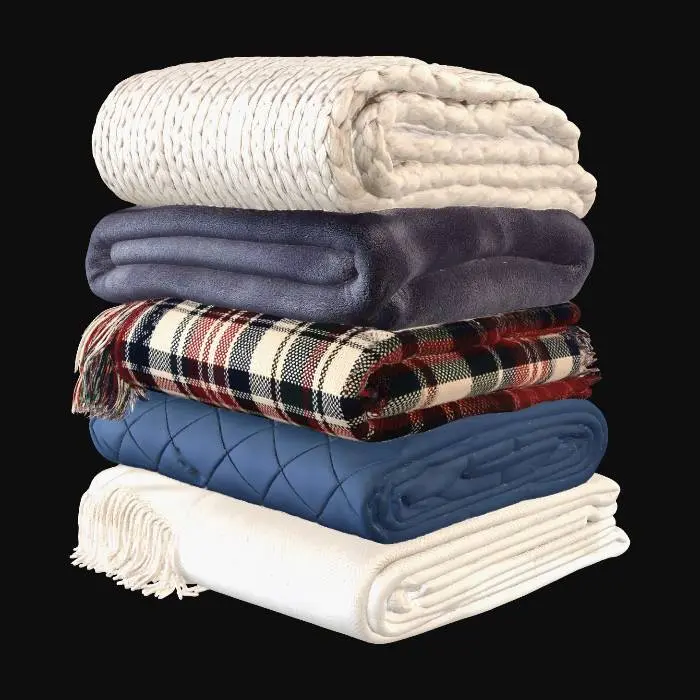 3D model for Cozy Blanket Stack