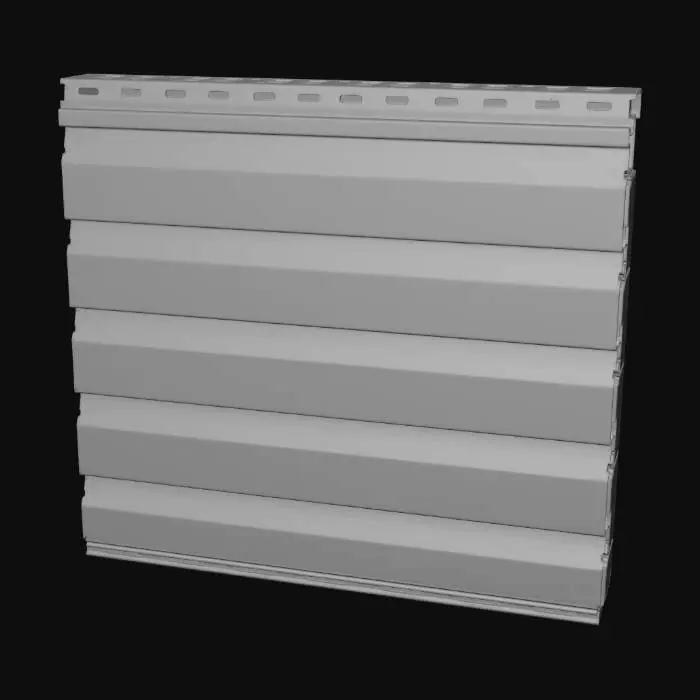 3D model for Beige louvered panel
