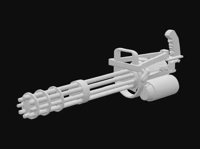 3D model for Gatling Revolver