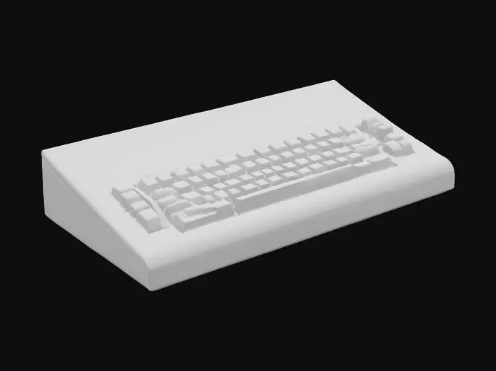 3D model for Classic Computer Keyboard, #PBR#