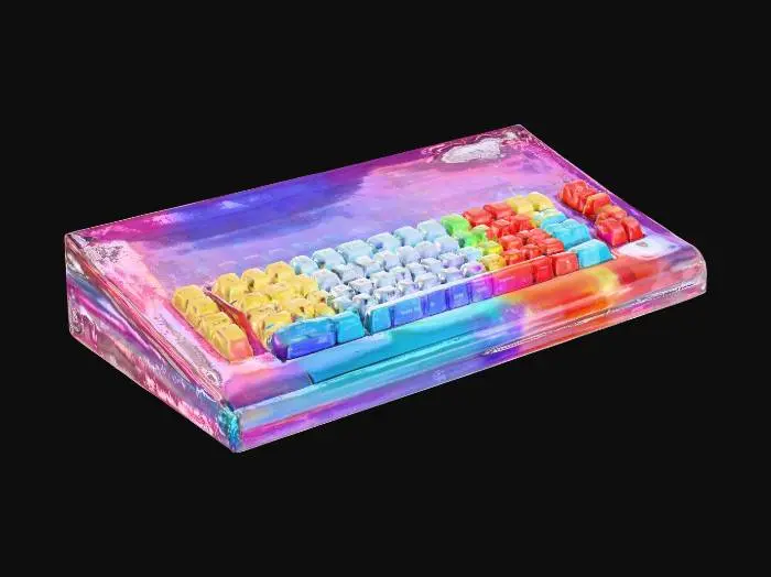 3D model for Classic Computer Keyboard, #PBR#