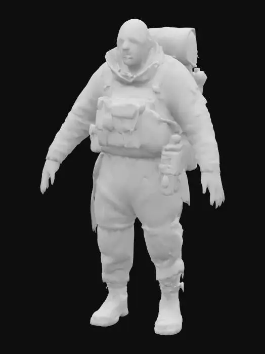 3D model for Wasteland Zombie